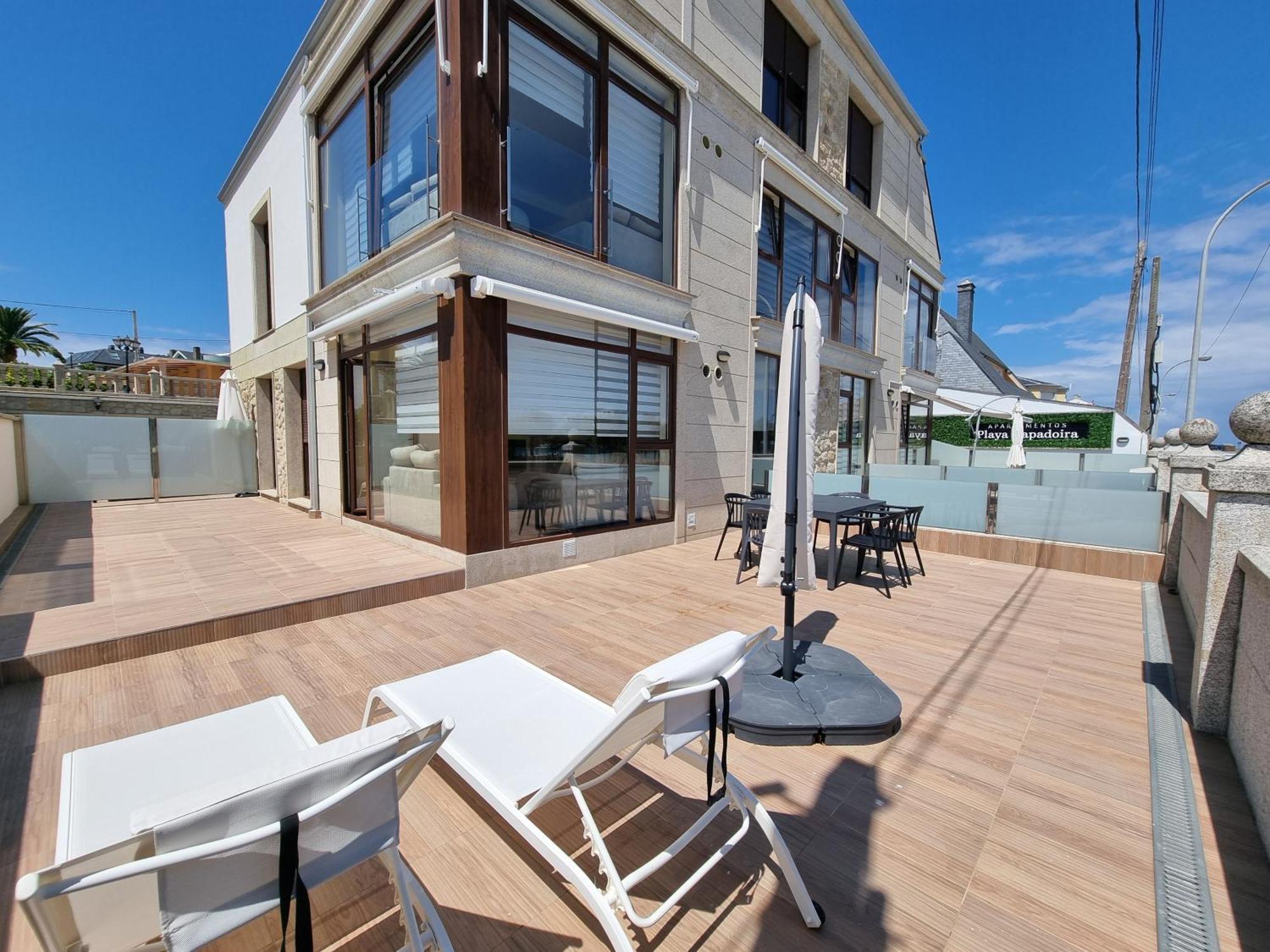 Ferienwohnung Foz Playa Rapadoira - Bajos Con Terraza Exterior foto