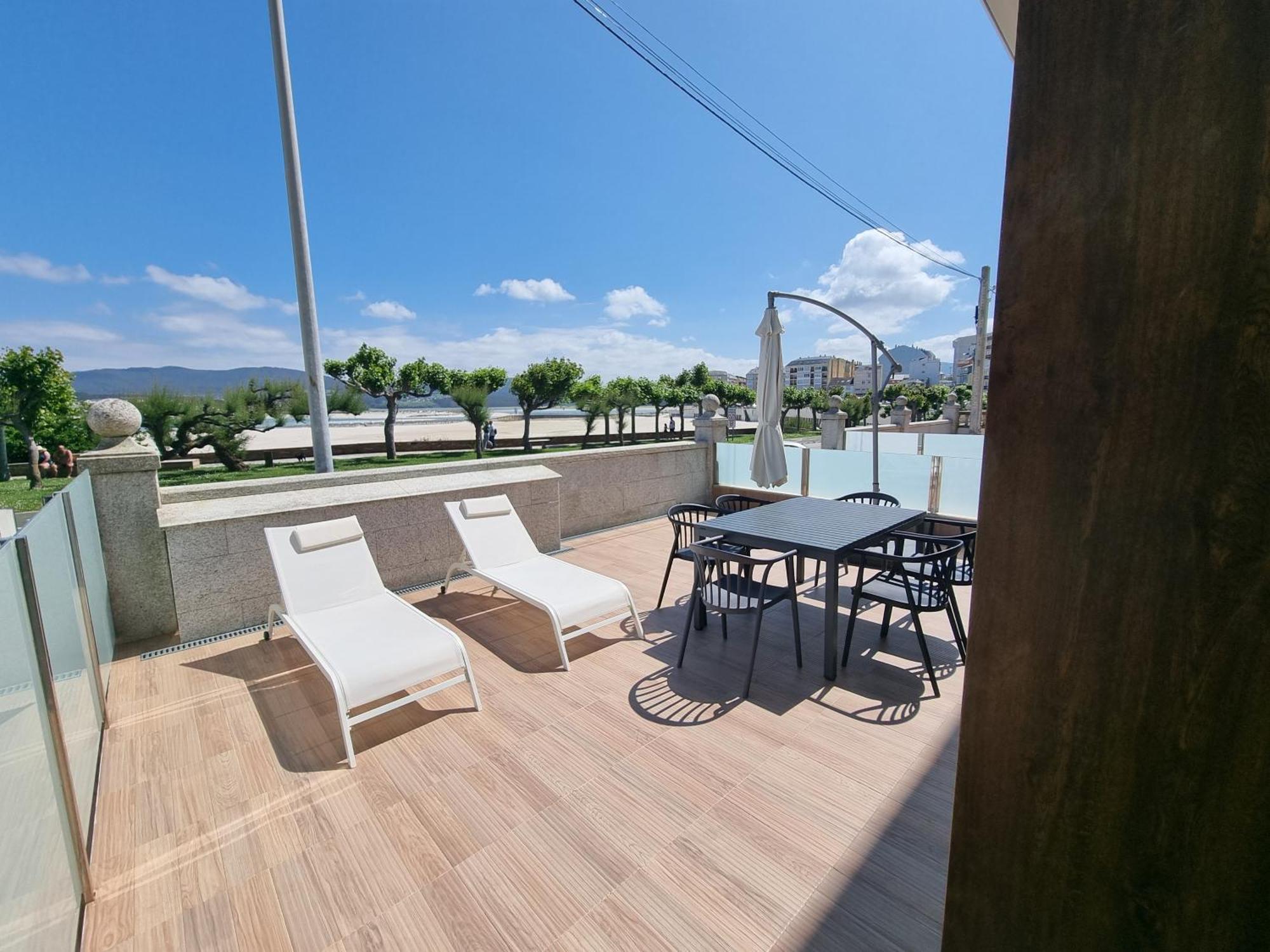 Ferienwohnung Foz Playa Rapadoira - Bajos Con Terraza Exterior foto