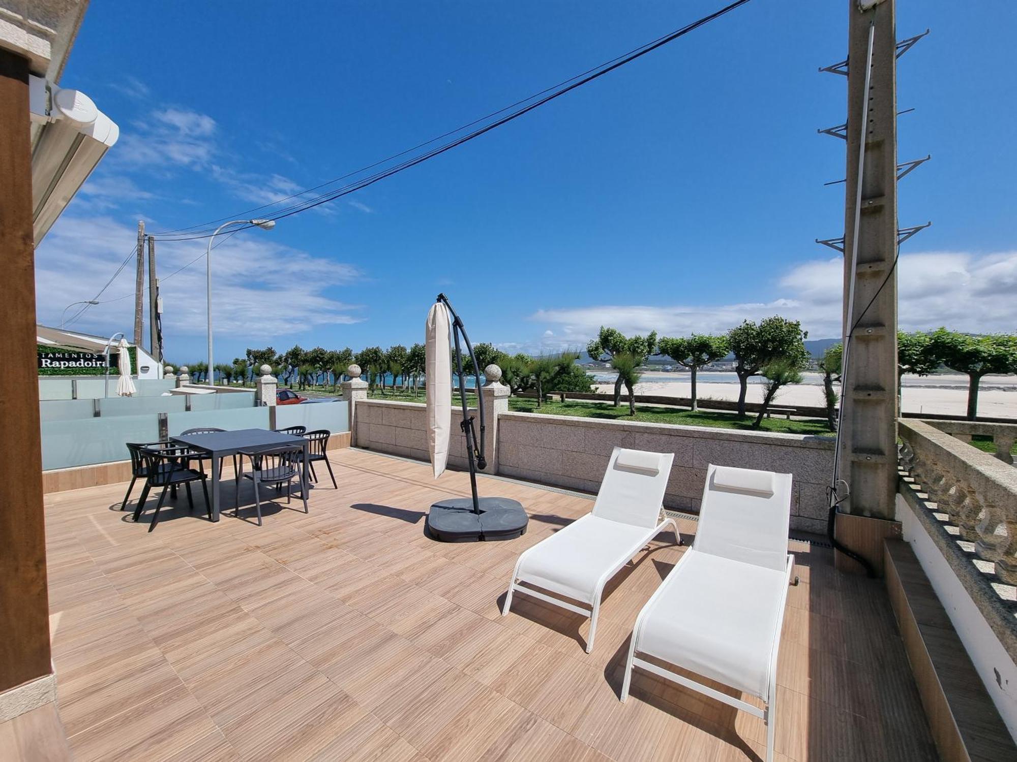 Ferienwohnung Foz Playa Rapadoira - Bajos Con Terraza Exterior foto